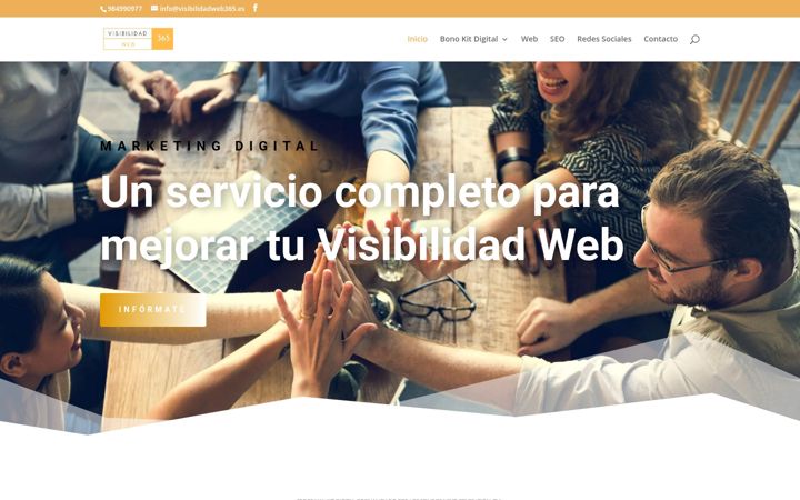 Screenshot von visibilidadweb365.es