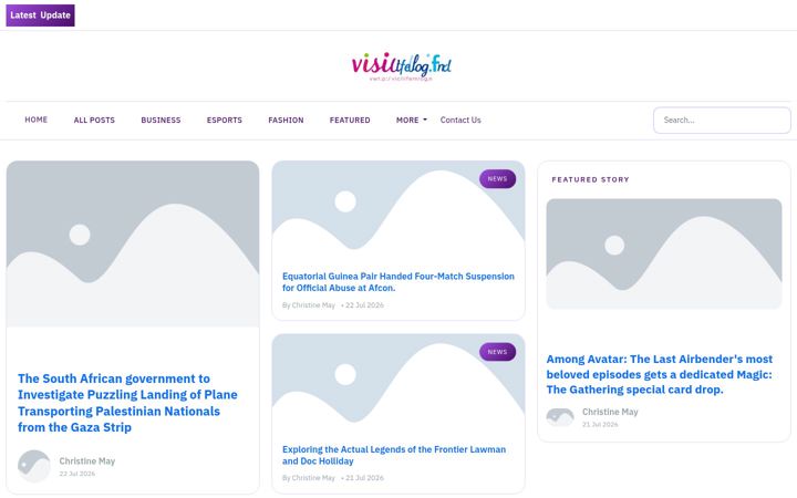 Screenshot of visielifeblog.nl