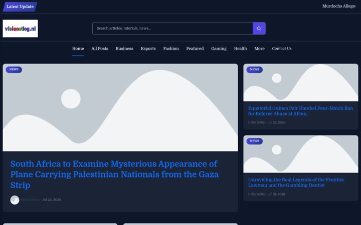 Screenshot of visienetblog.nl