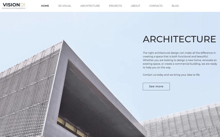 Screenshot of vision-di.com