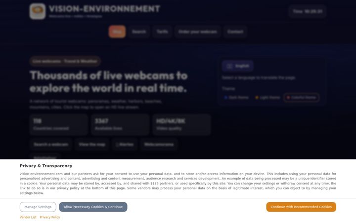 Screenshot ta' vision-environnement.com