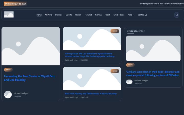 Screenshot of visionarenadaily.com