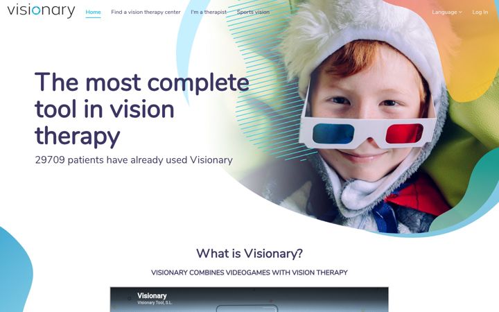 Screenshot stránky visionarytool.com