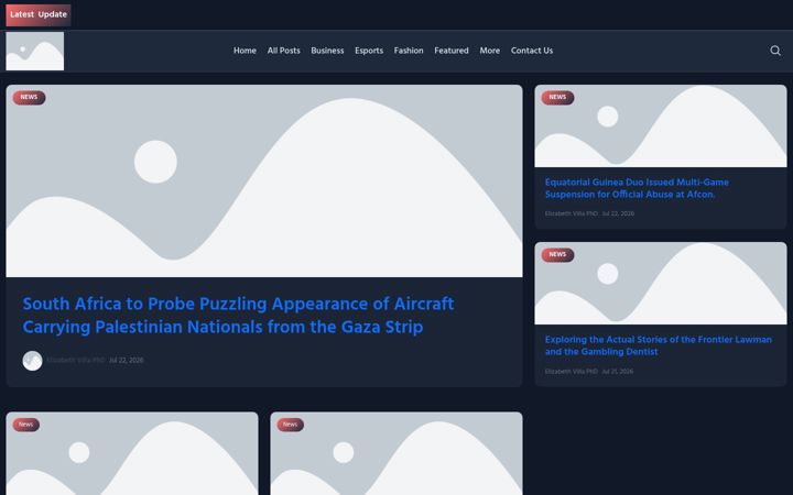 Screenshot of visiongamingdaily.com