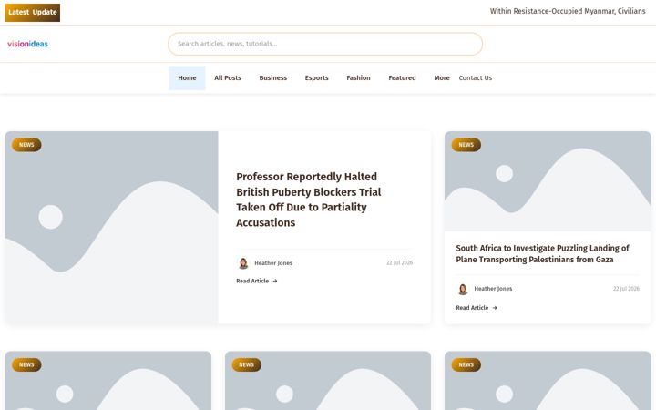 Screenshot of visionideasconexion.mx