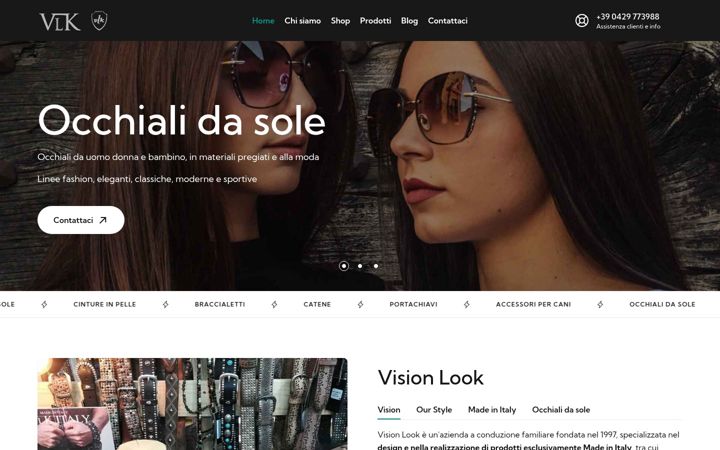 Screenshot of visionlook.eu