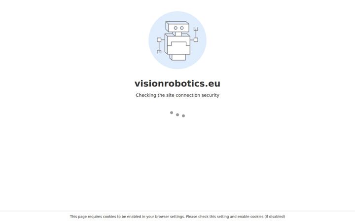Kuvakaappaus sivustosta visionrobotics.eu