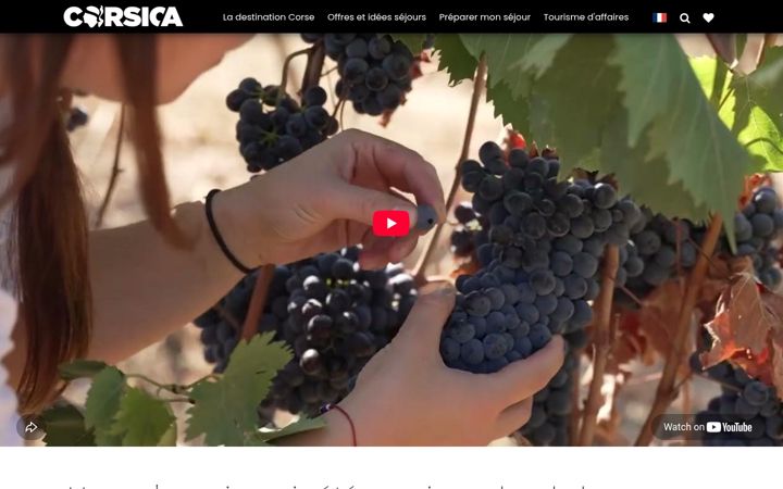 Screenshot of visit-corsica.com