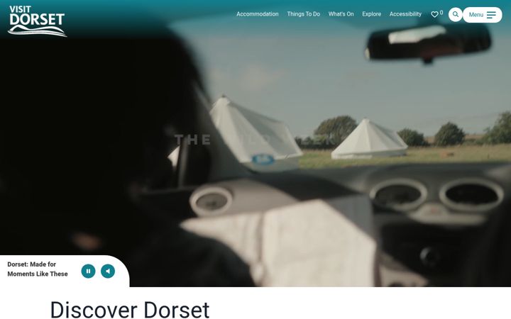 Screenshot of visit-dorset.com