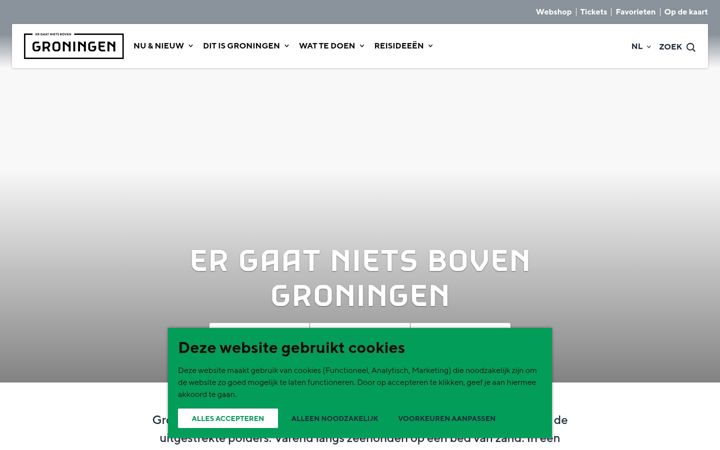 Screenshot of visitgroningen.nl