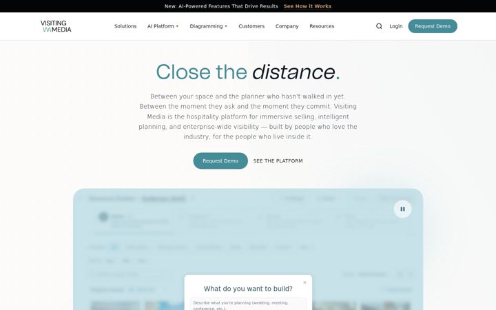 Screenshot of visitingmedia.com