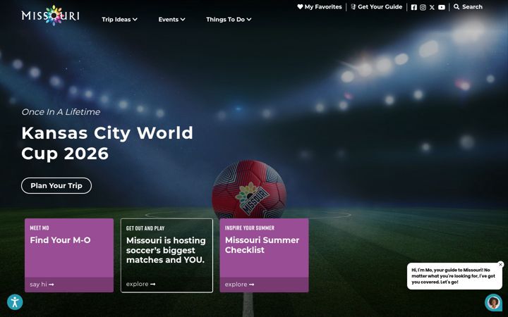 Screenshot of visitmo.com