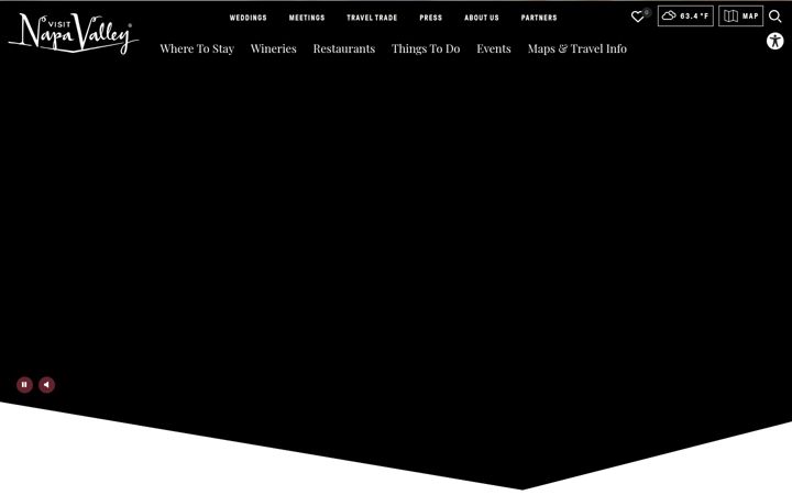 Screenshot of visitnapavalley.com