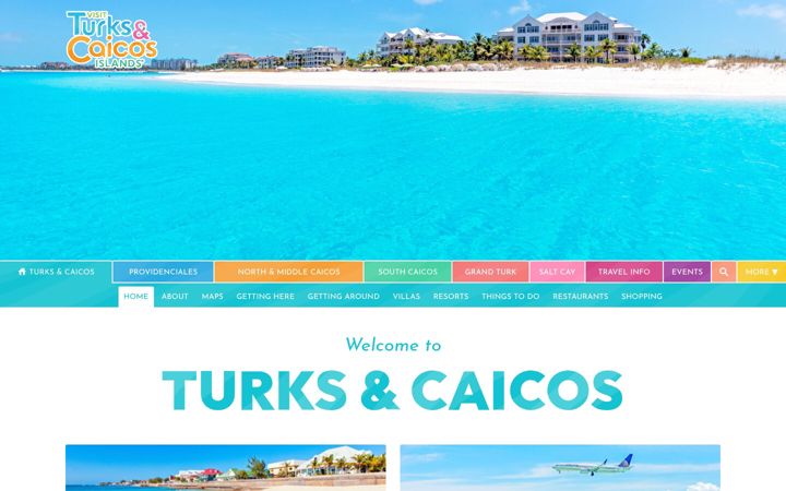 Screenshot of visittci.com