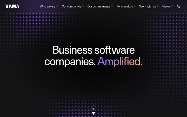 Skjermbilde av visma.fi