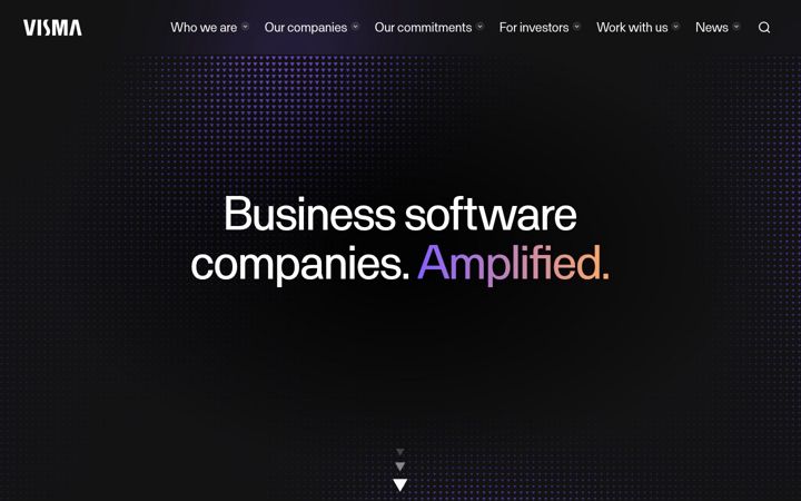 Screenshot of visma.se