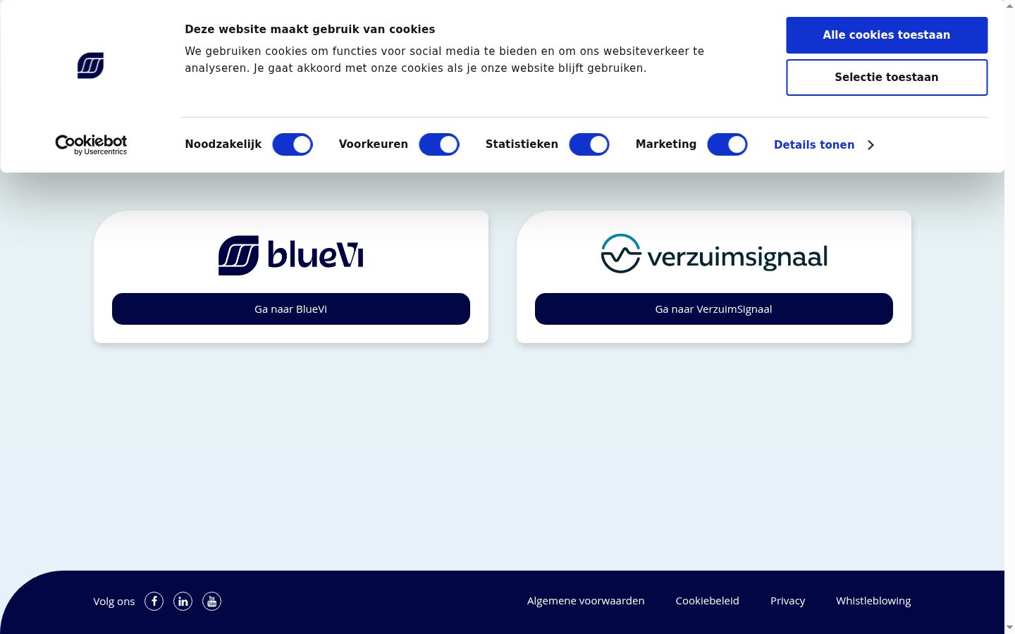 Kuvakaappaus suostumusbannerista, joka näytettiin ennen mitään vuorovaikutusta