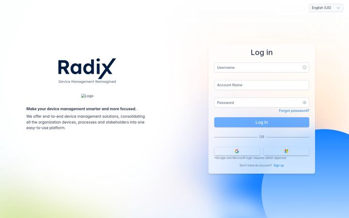 Screenshot of visomdm.com