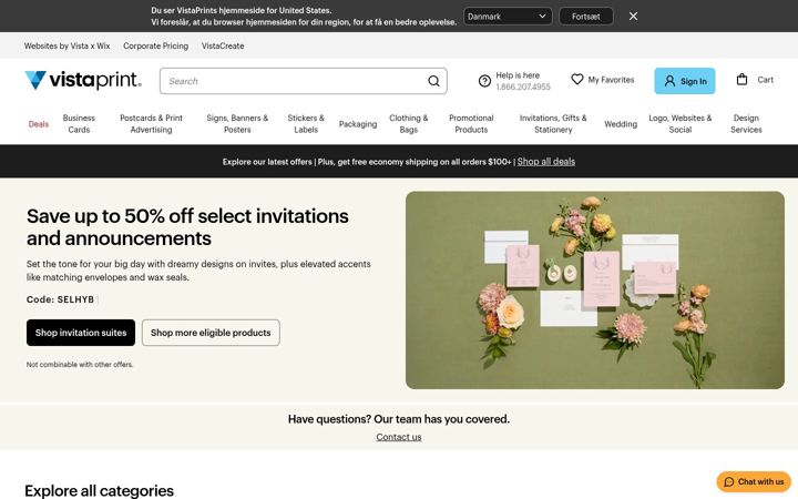 Screenshot ta' vista.com
