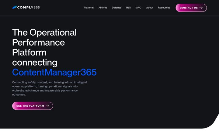 Screenshot of vistair.com