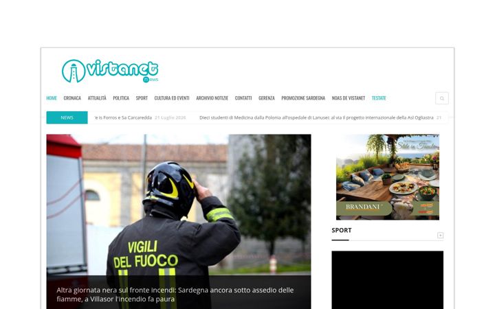 Screenshot di vistanet.it