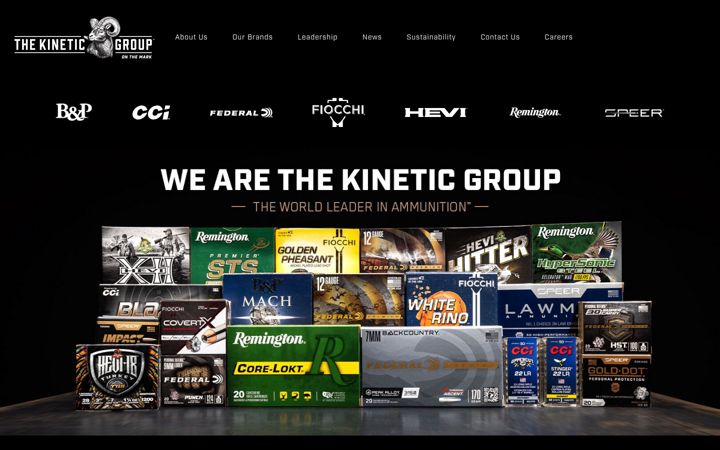 Screenshot of vistaoutdoor.com