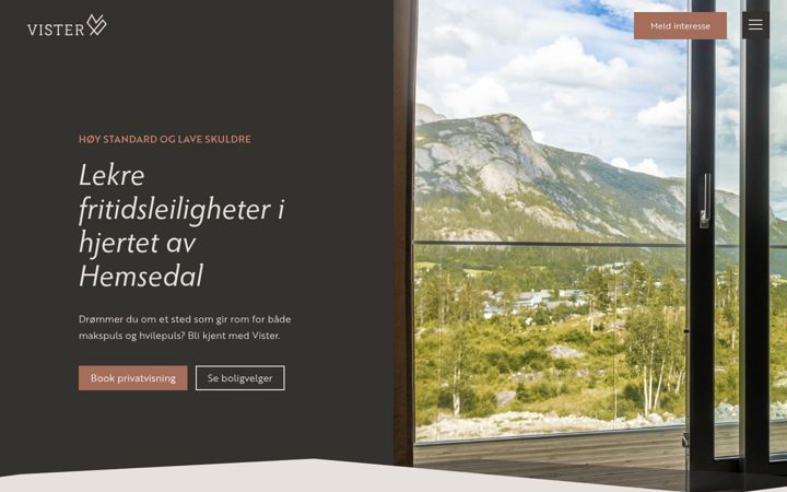 Capture d'écran de visterhemsedal.no