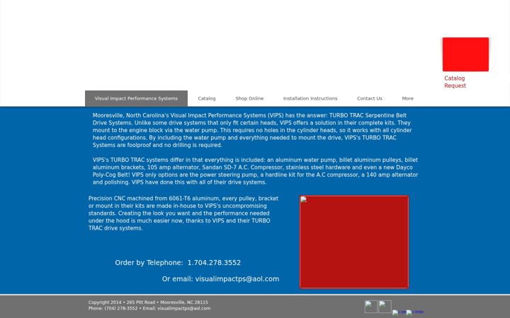Screenshot ta' visualimpactperformancesystems.com
