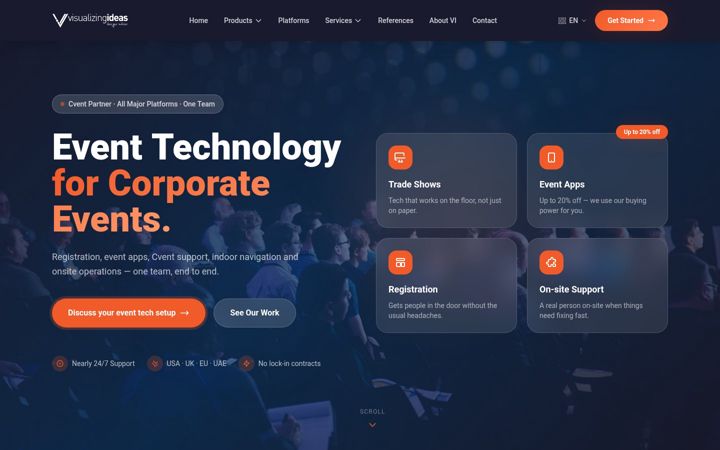 Screenshot von visualizing-ideas.com