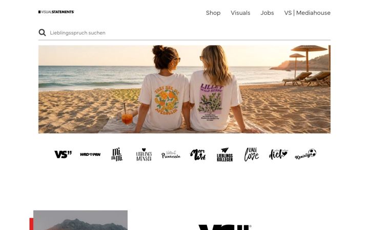 Screenshot of visualstatements.net