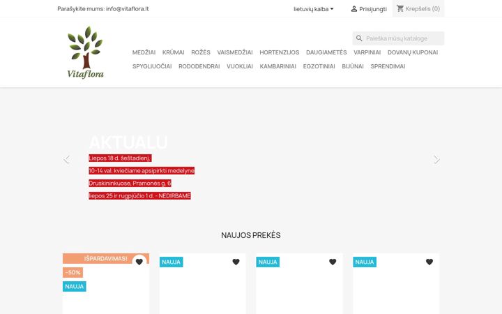 Screenshot of vitaflora.lt