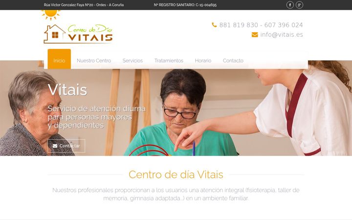 Screenshot του vitais.es