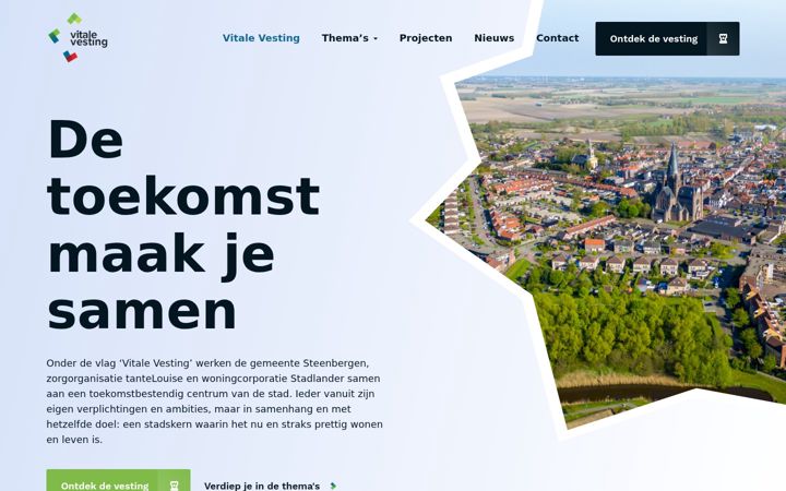 Ekraanipilt saidist vitalevesting.nl