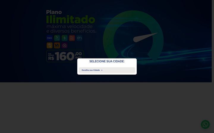 Screenshot of vitalnetprovedor.com.br