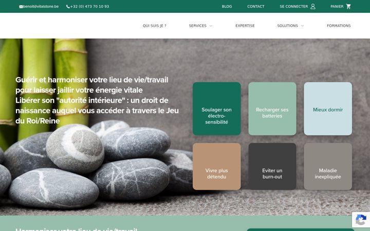 Screenshot of vitalstone.be
