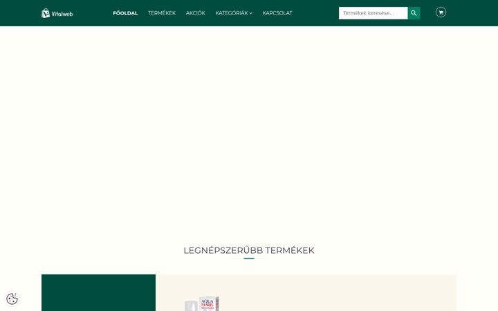 Screenshot von vitalweb.hu
