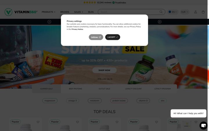 Екранна снимка на vitamin360.com