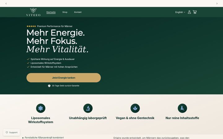 Screenshot of viteeo.com