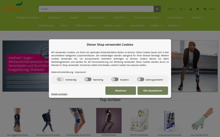 Screenshot of vitego-shop.de