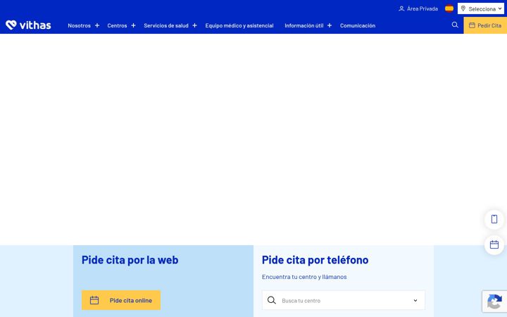 Screenshot of vithas.es