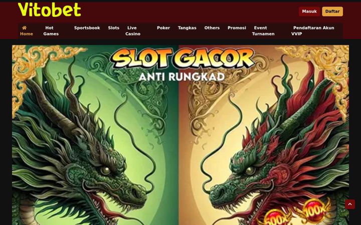 Screenshot of vitobet.net