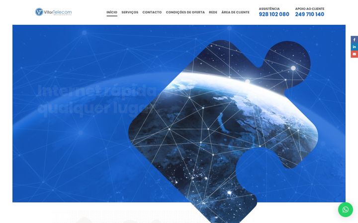 Screenshot of vitortelecom.pt