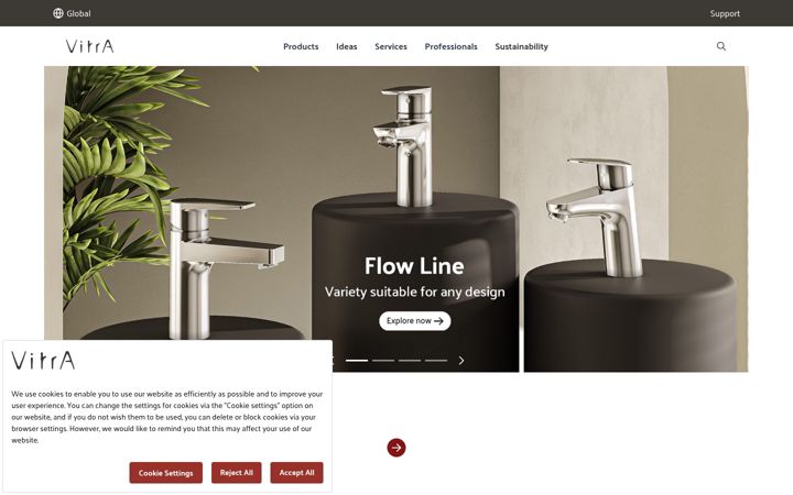 Captura de ecrã de vitraglobal.com