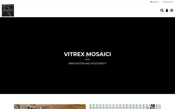 Screenshot van vitrexmosaici.com