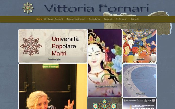 Screenshot di vittoriafornari.it