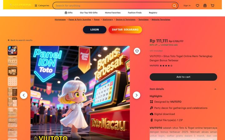 Screenshot von viutotokita.it.com