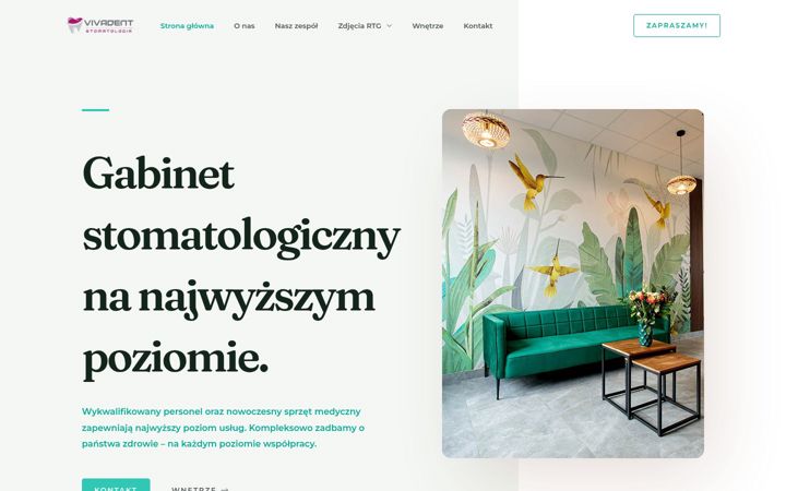 Screenshot van viva-dent.com.pl