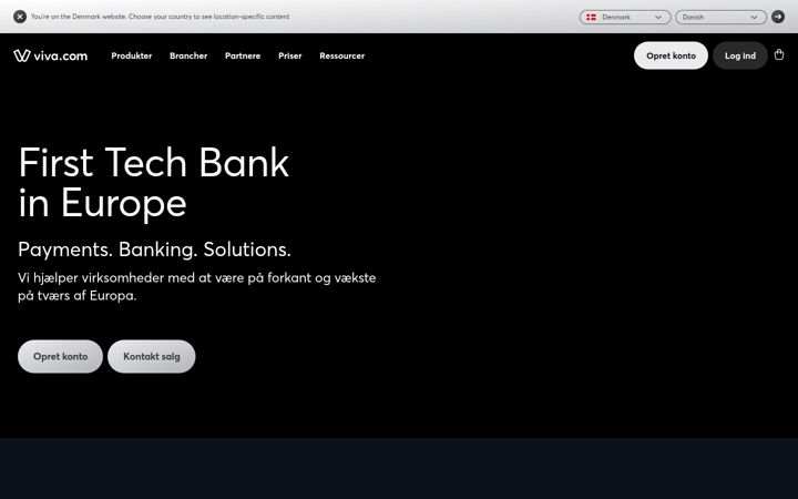 Screenshot of viva.com