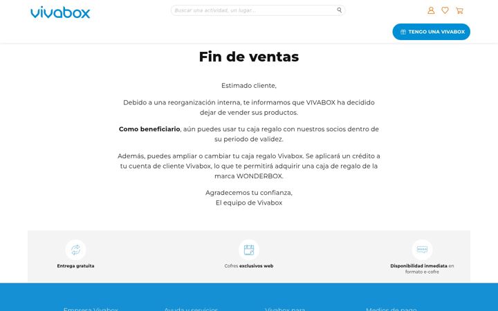 Screenshot of vivabox.es