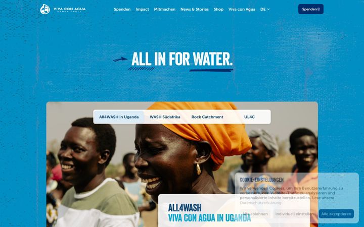 Screenshot of vivaconagua.org